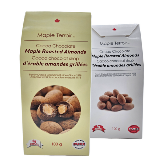 Cocoa Dark Chocolate Covered Maple Roasted Almonds