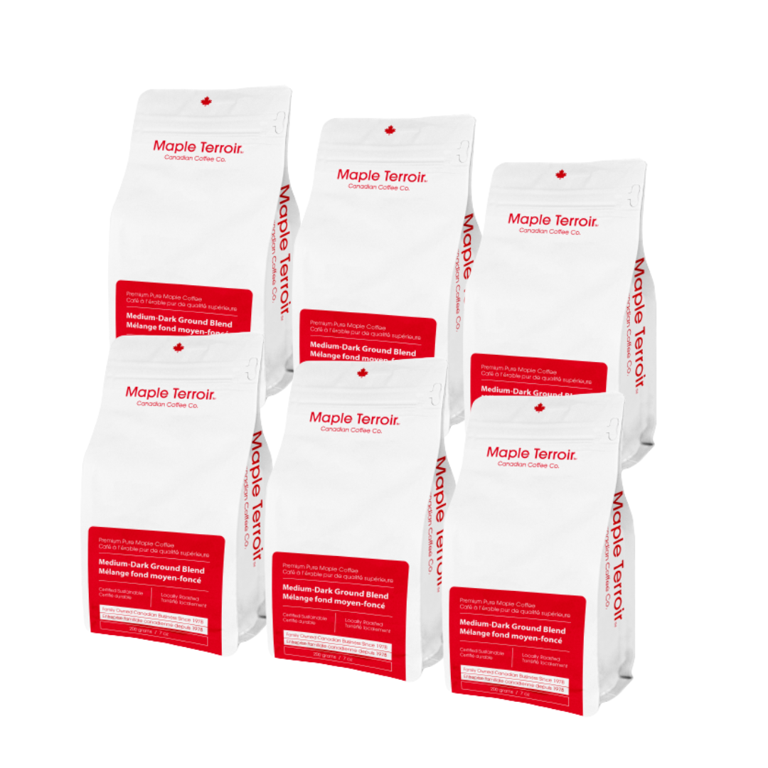 Maple Syrup Medium-Dark Roast Ground Coffee