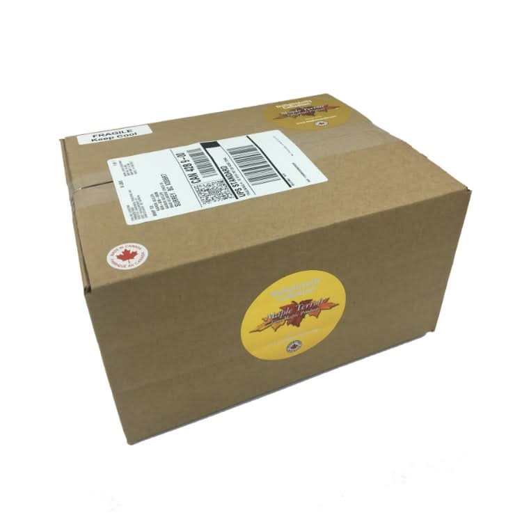 Organic Heaven Home Set packaging, featuring a brown box with a yellow label, perfect for maple lovers.