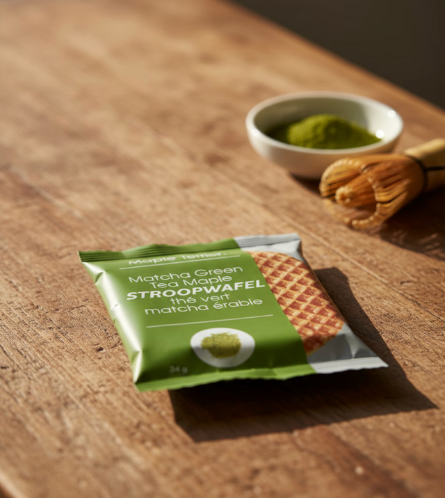 Matcha Green Tea Maple Stroopwafels