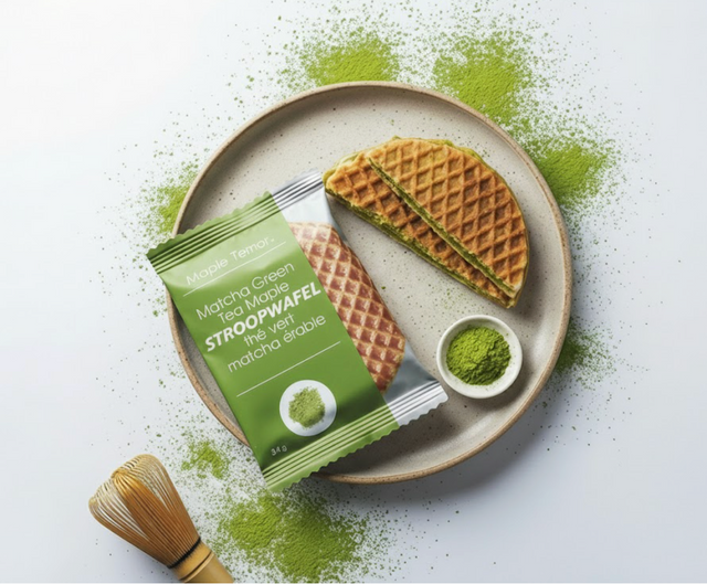 Matcha Green Tea Maple Stroopwafels
