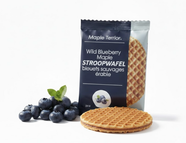 Wild Blueberry Maple Stroopwafels