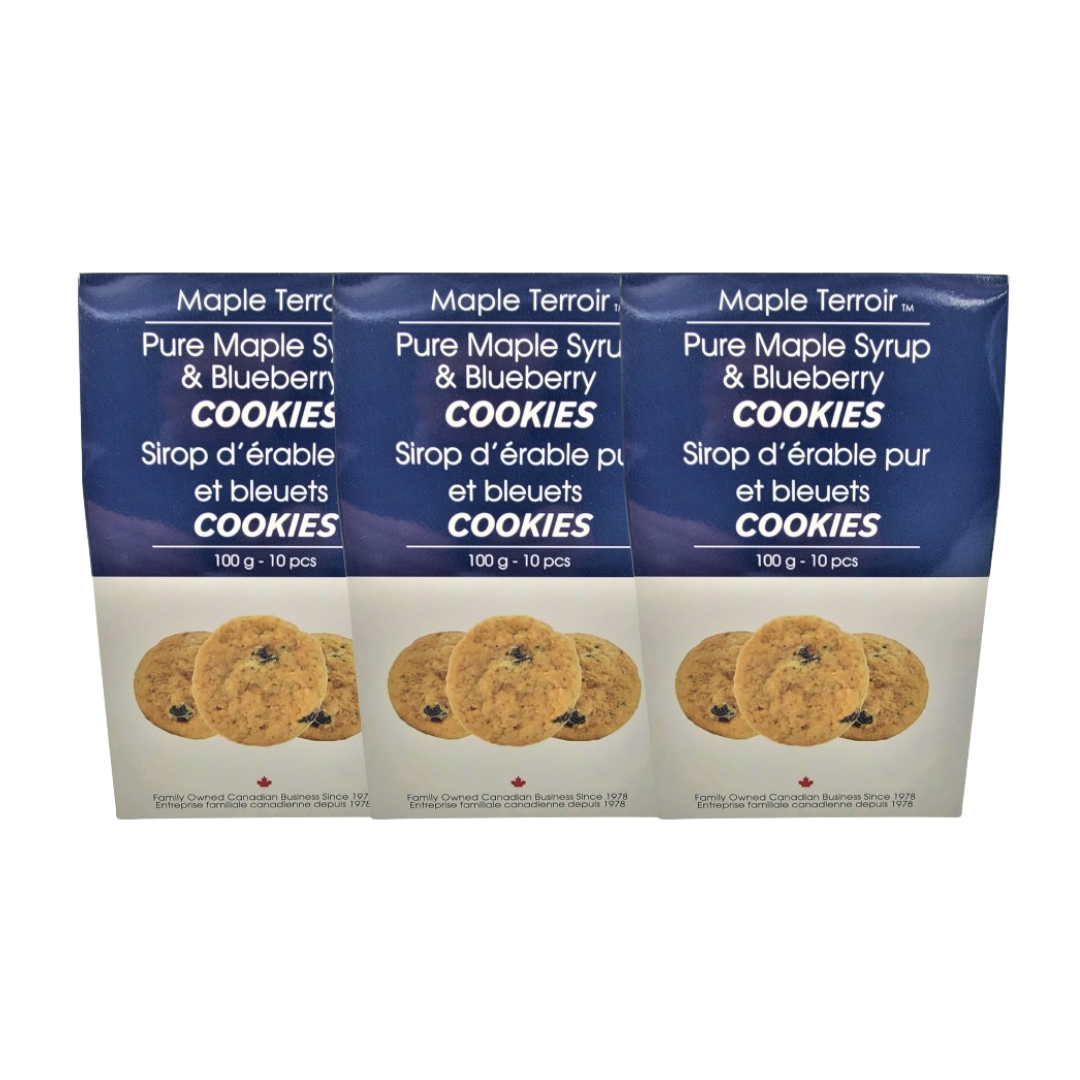 Maple Syrup & Blueberry Cookies
