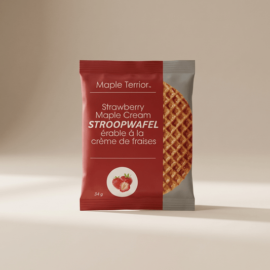Strawberry Cream Maple Stroopwafels