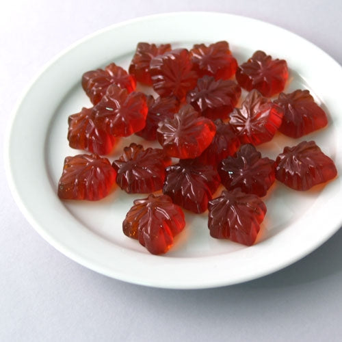 Pure Maple Syrup Candies on a White Plate