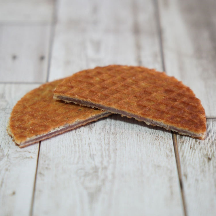 crispy and chewy stroopwafel