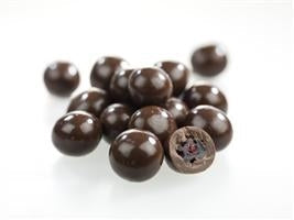 dark chocolate covered blueberries & pure maple syrup
