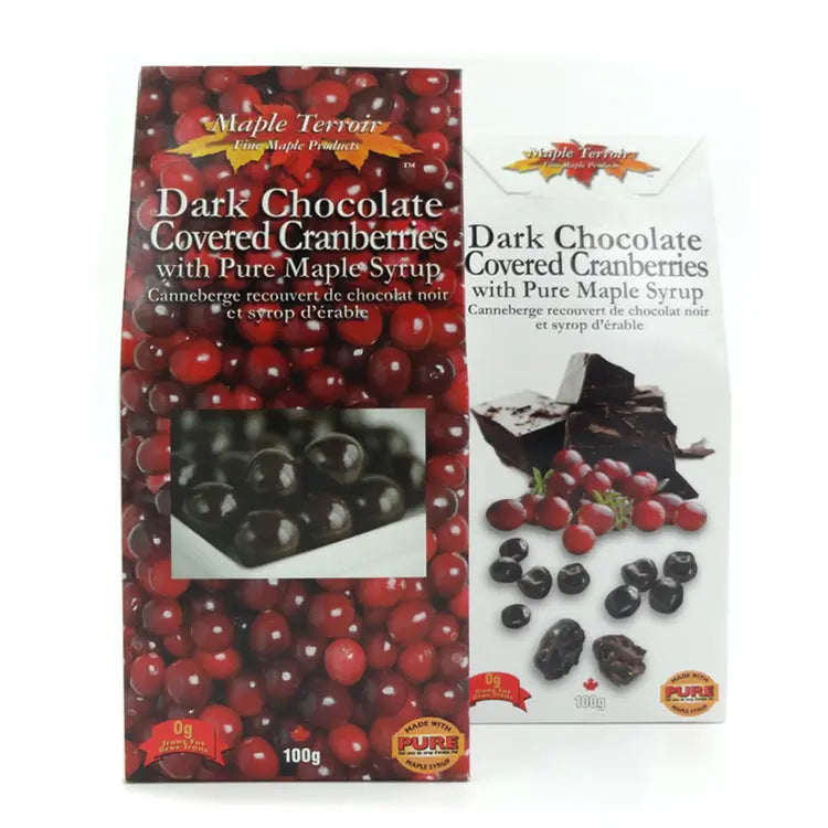 dark chocolate covered cranberries 100g