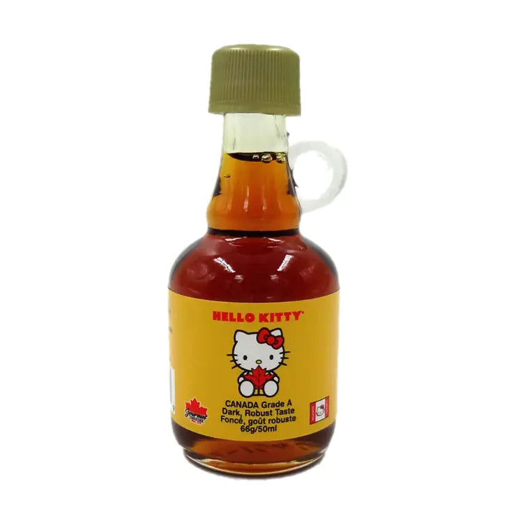 hello kitty maple syrup 50ml glass bottle