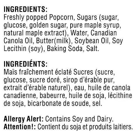 maple popcorn ingredients