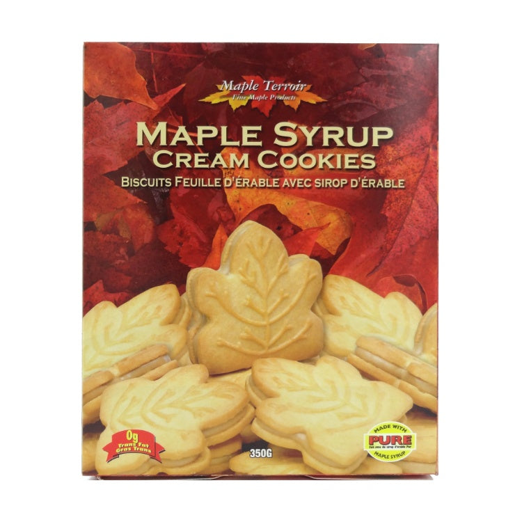 maple syrup cream cookies box