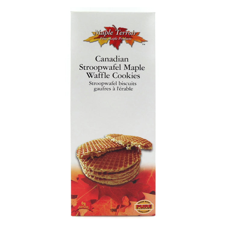 canadian stroopwafel maple waffle cookies