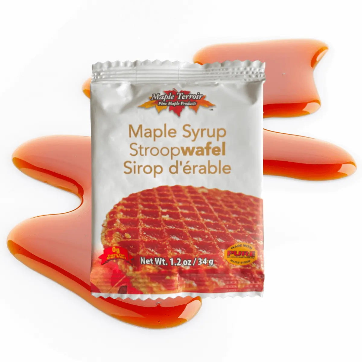 maple syrup stroopwafel wrap
