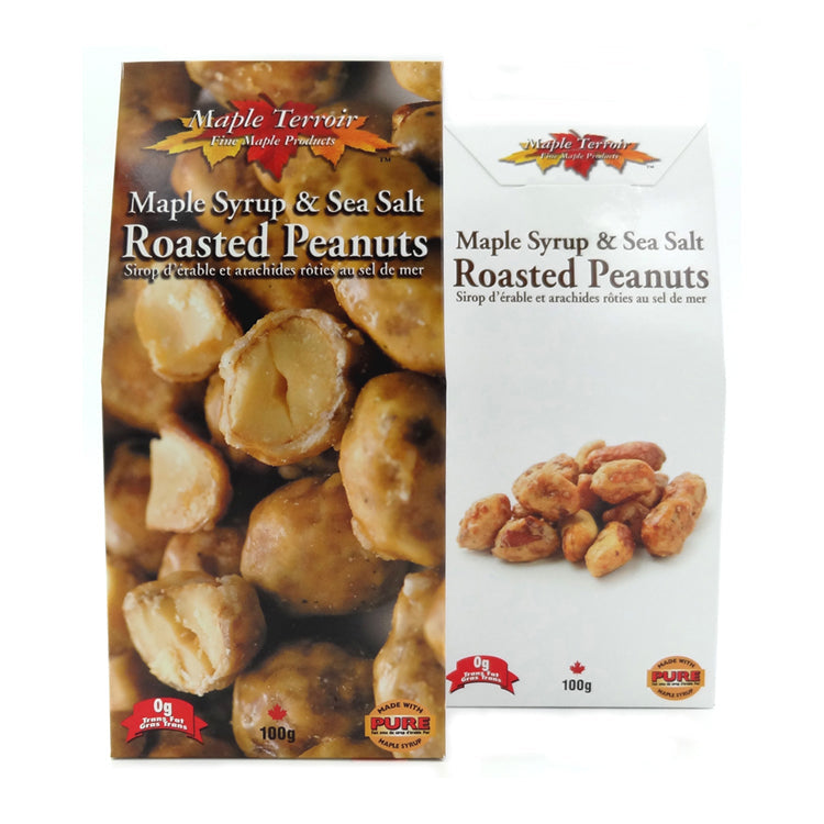 Maple Syrup & Sea Salt Roasted Peanuts Maple Terroir