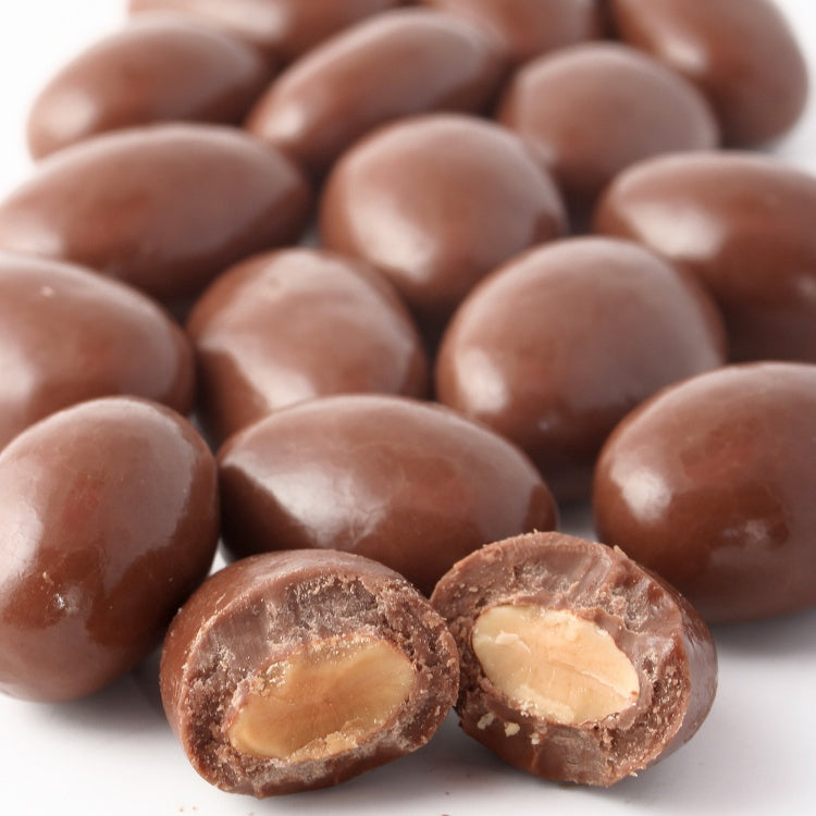 maple syrup milk chocolate covered almonds