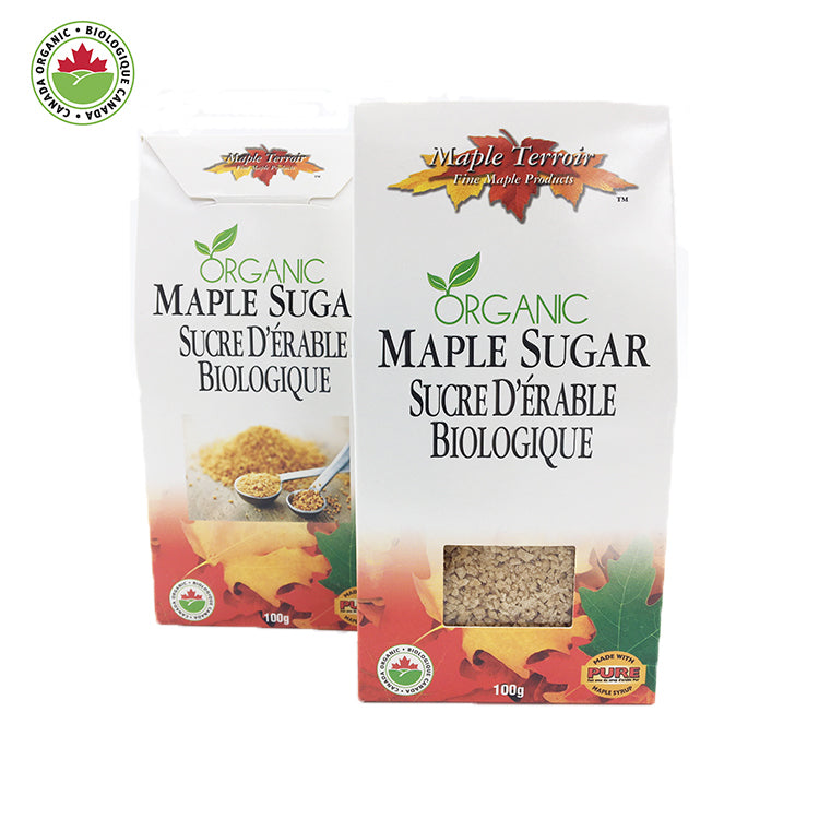 organic maple sugar in box