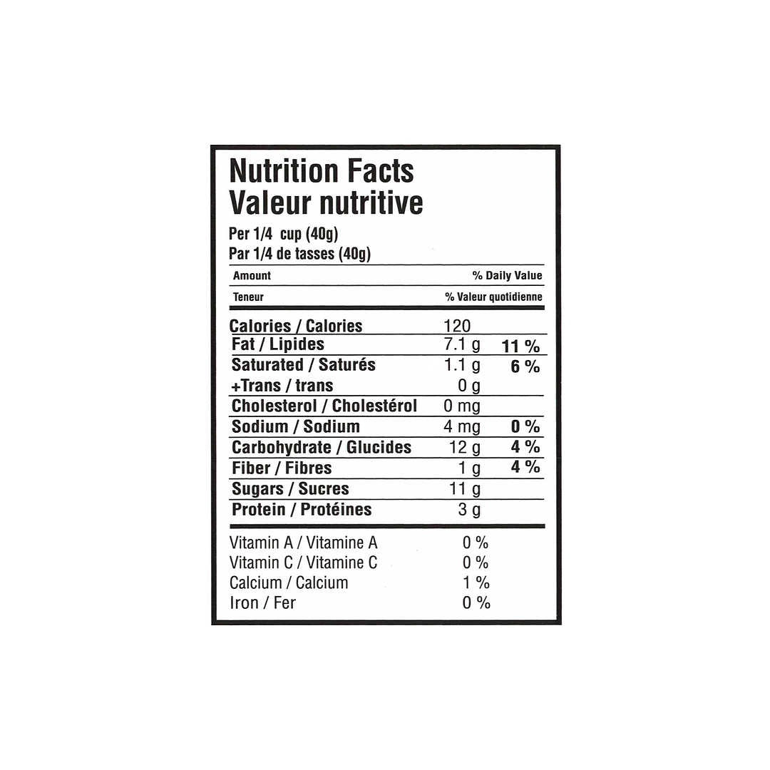 maple syrup & sea salt roasted peanuts nutrition facts